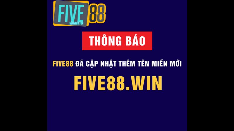 Tên miền chính thức của nhà cái Five88